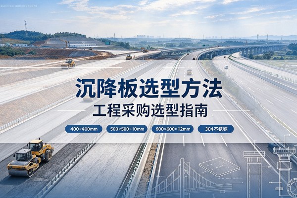 正宁沉降板选择方法