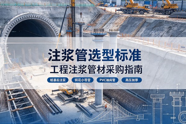 正宁注浆管选型标准