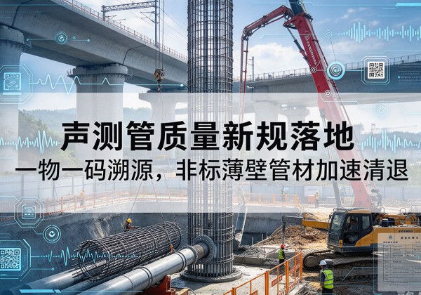 正宁声测管质量新规落地，一物一码溯源，非标薄壁管材加速清退