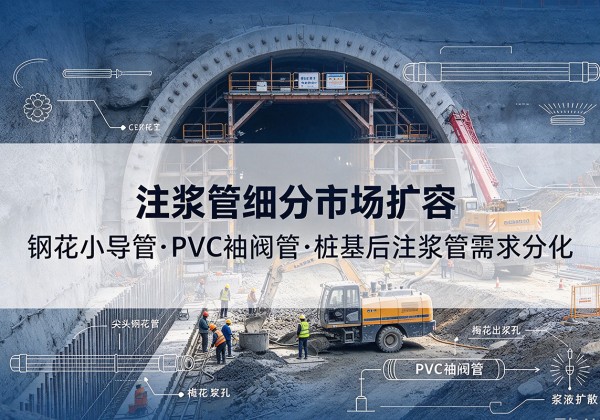 正宁注浆管细分市场扩容，隧道钢花小导管、PVC 袖阀管、桩基后注浆管需求分化