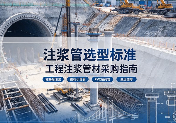 正宁注浆管选型标准